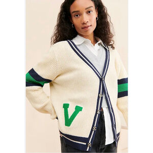 Callahan Varsity Collegiate Cardigan Size 1X $158 retail euc